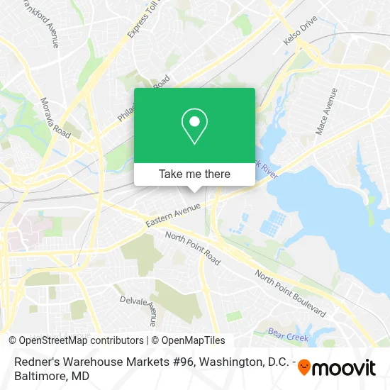 Redner's Warehouse Markets #96 map