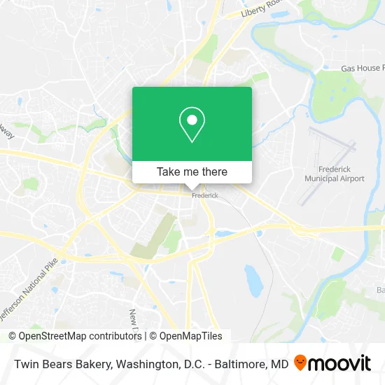 Twin Bears Bakery map