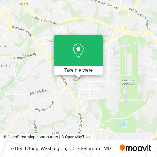 The Deed Shop map
