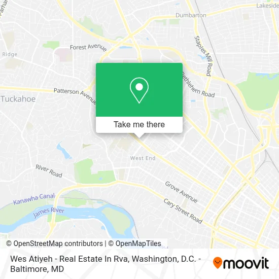 Wes Atiyeh - Real Estate In Rva map