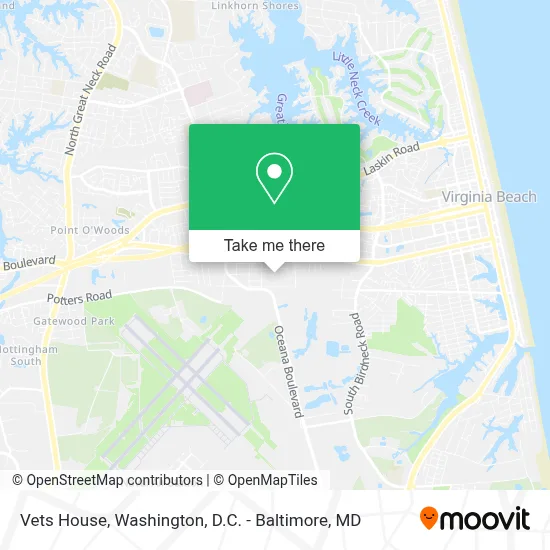 Vets House map