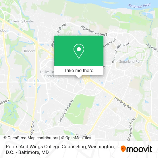 Roots And Wings College Counseling map
