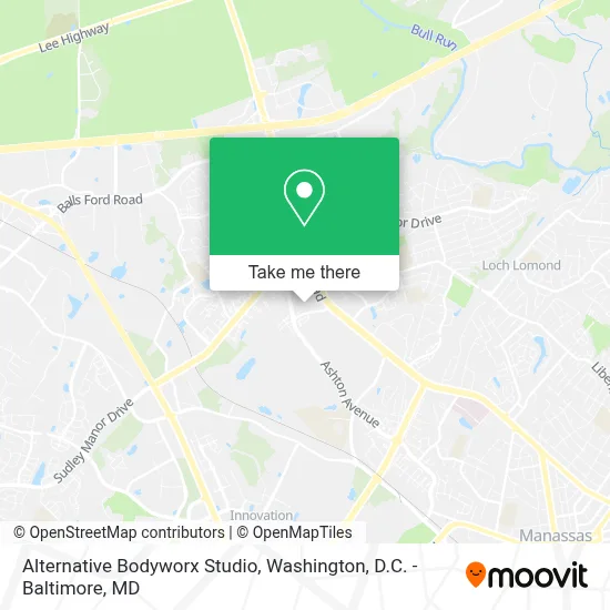 Alternative Bodyworx Studio map