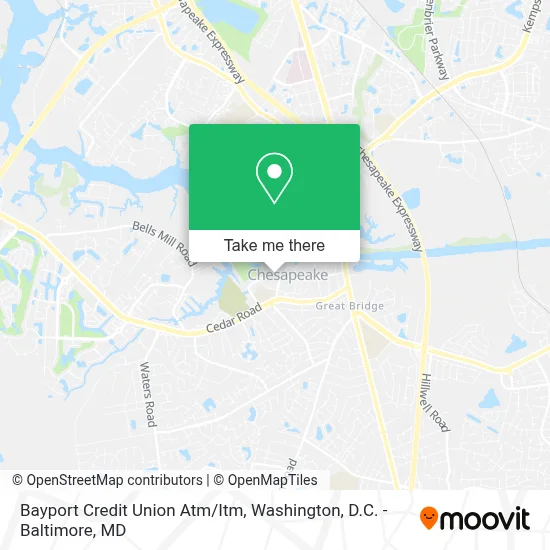 Bayport Credit Union Atm/Itm map