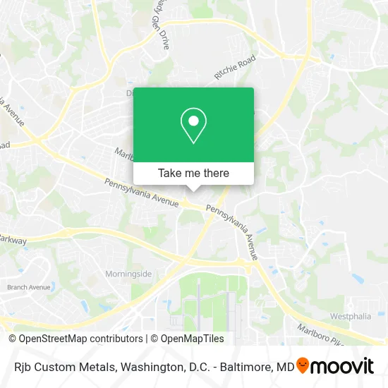 Rjb Custom Metals map