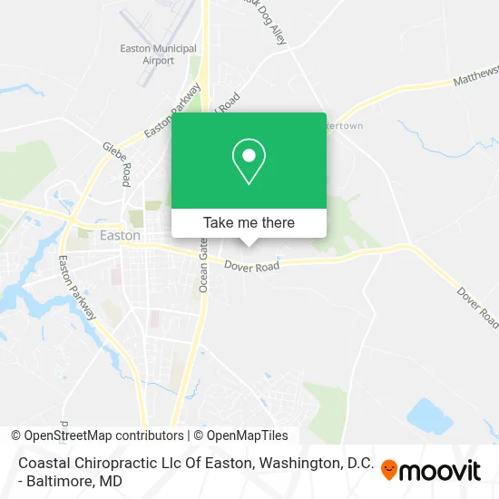 Coastal Chiropractic Llc Of Easton map