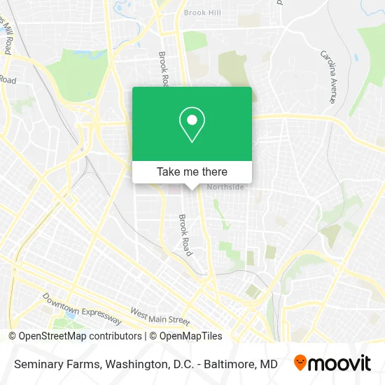 Seminary Farms map