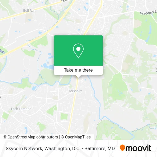 Skycom Network map