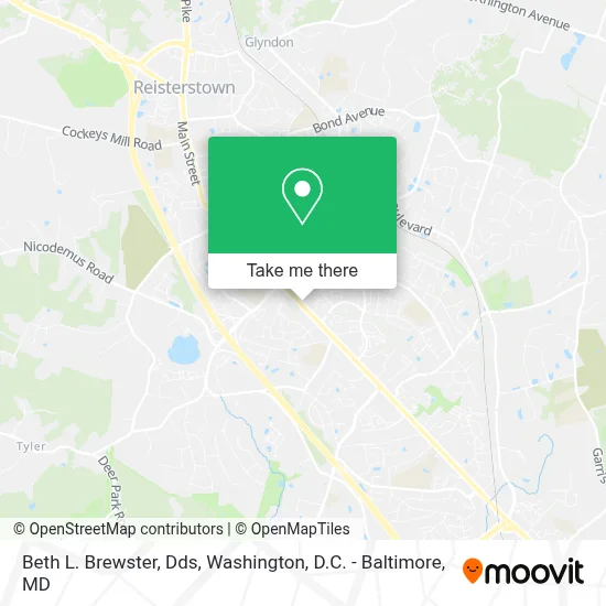 Beth L. Brewster, Dds map