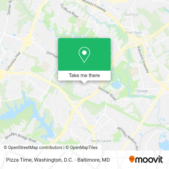 Pizza Time map