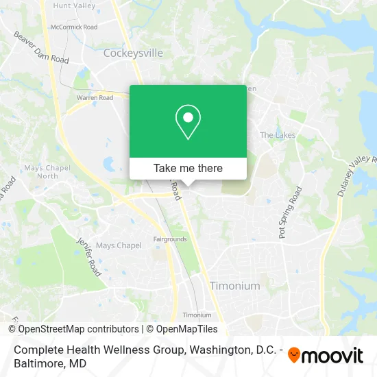 Complete Health Wellness Group map