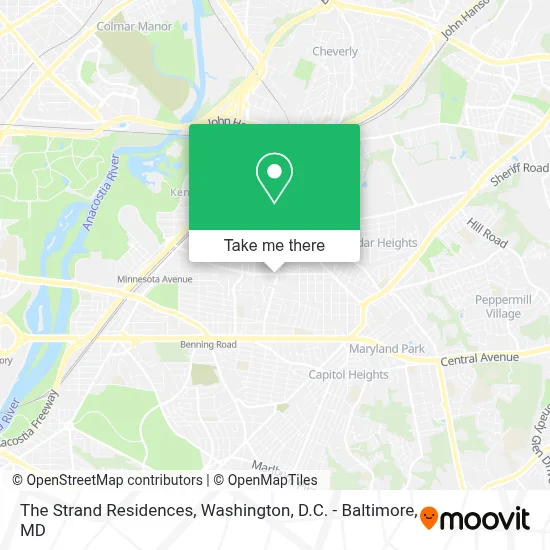 The Strand Residences map