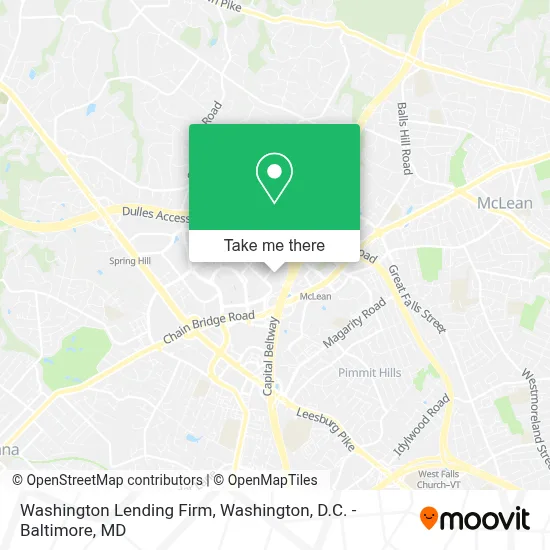 Washington Lending Firm map