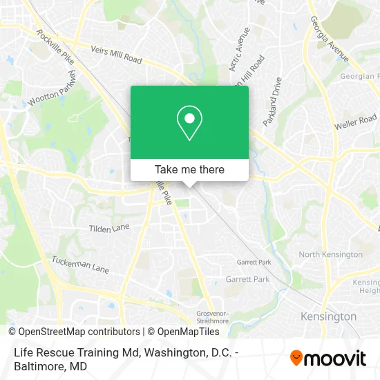 Life Rescue Training Md map