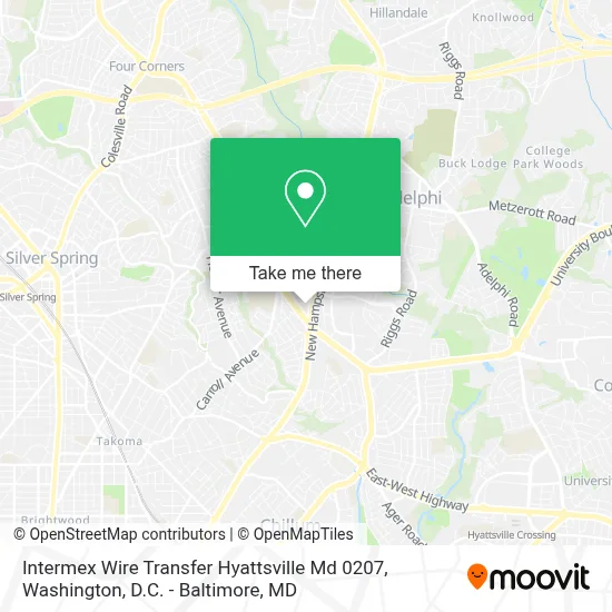 Intermex Wire Transfer Hyattsville Md 0207 map