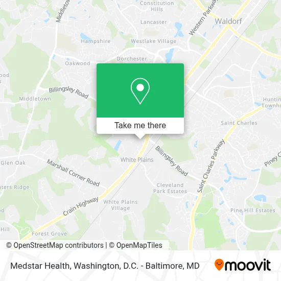 Medstar Health map