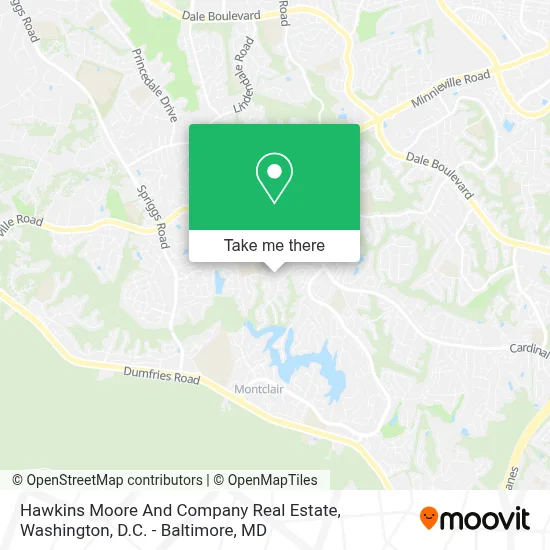 Hawkins Moore And Company Real Estate map