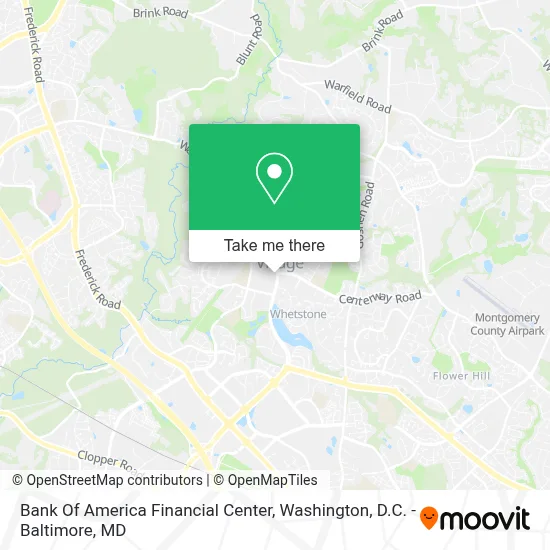 Bank Of America Financial Center map