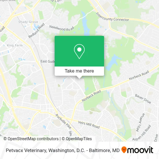 Petvacx Veterinary map