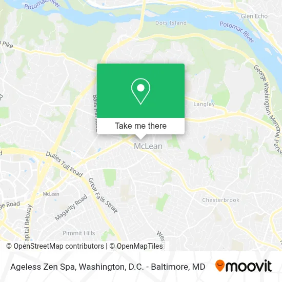 Ageless Zen Spa map