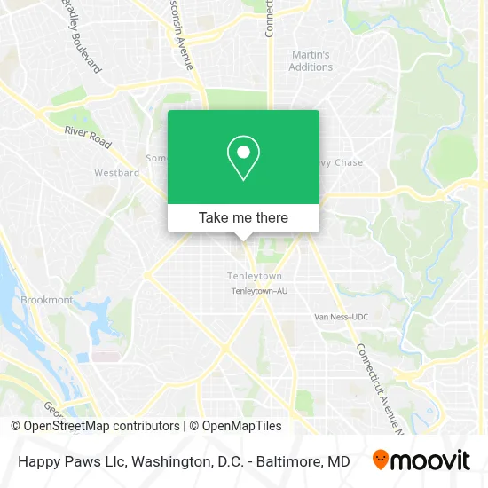 Happy Paws Llc map
