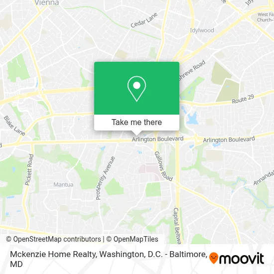 Mckenzie Home Realty map