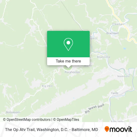The Op Atv Trail map