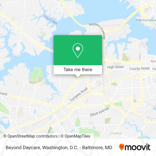 Beyond Daycare map