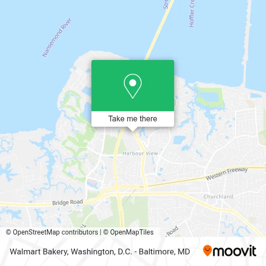 Walmart Bakery map