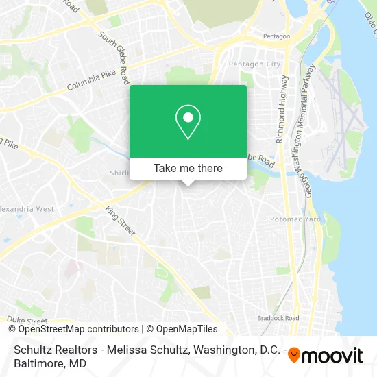Schultz Realtors - Melissa Schultz map