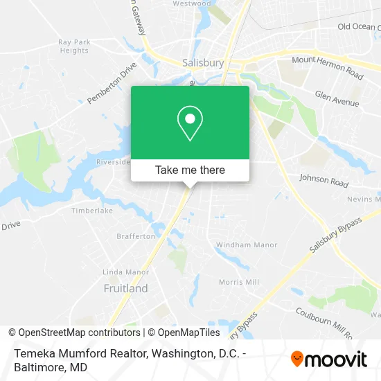 Temeka Mumford Realtor map