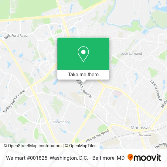 Walmart #001825 map