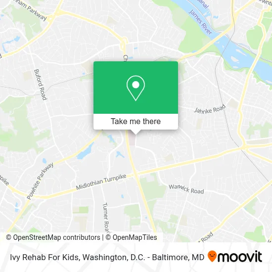 Ivy Rehab For Kids map