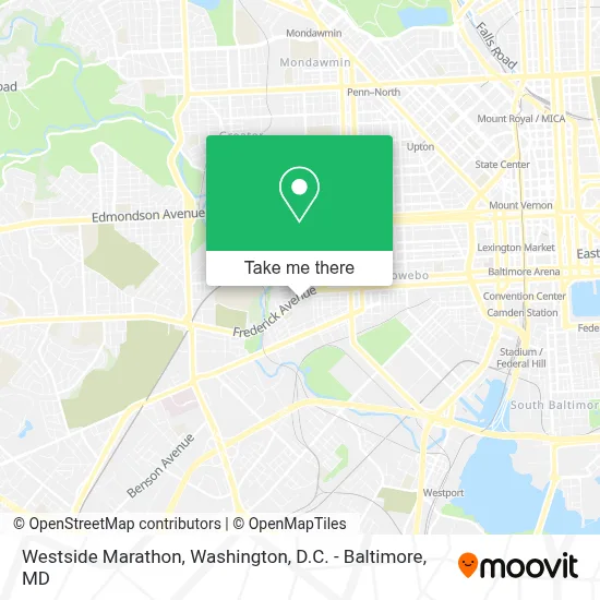 Westside Marathon map