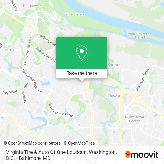 Virginia Tire & Auto Of One Loudoun map