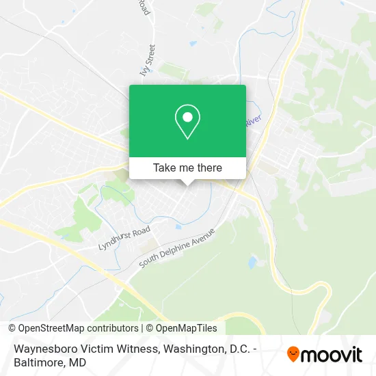 Waynesboro Victim Witness map