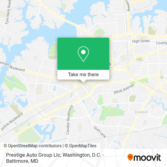 Prestige Auto Group Llc map