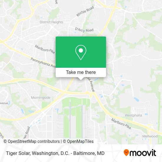 Tiger Solar map