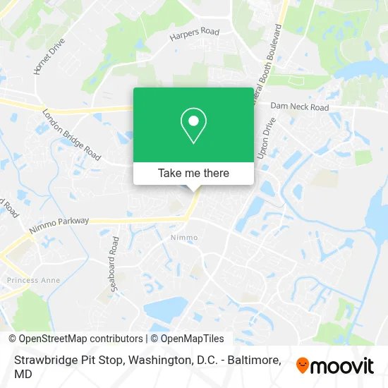 Strawbridge Pit Stop map