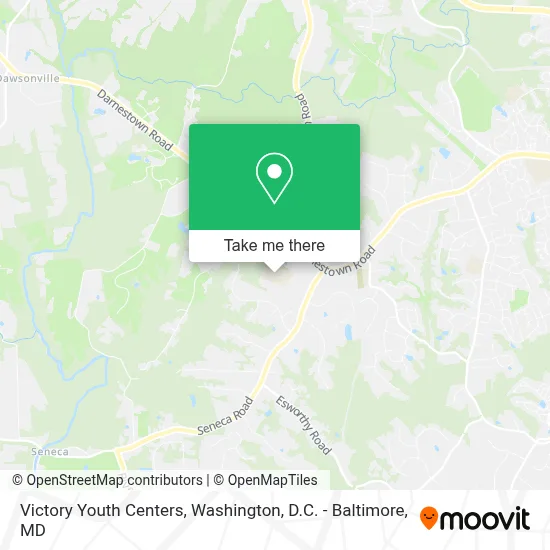Victory Youth Centers map