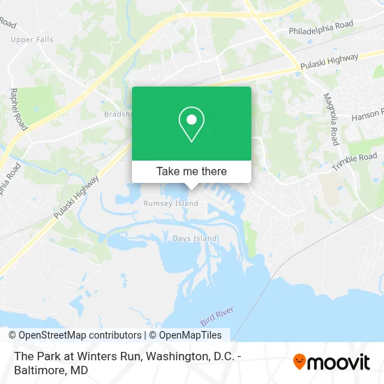The Park at Winters Run map