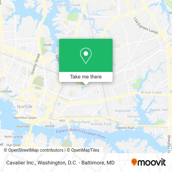 Cavalier Inc. map