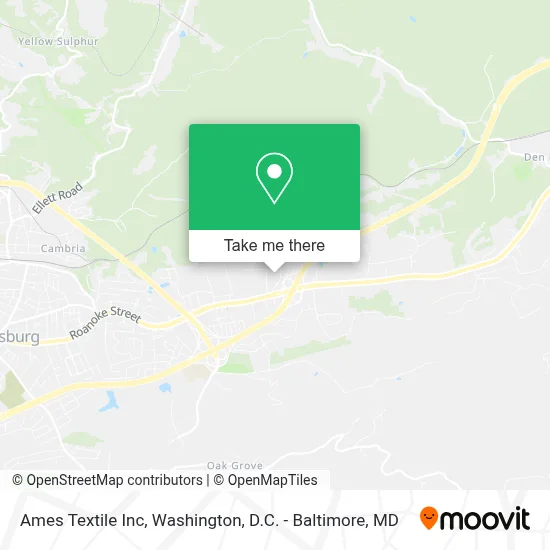 Ames Textile Inc map