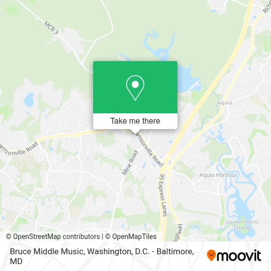 Bruce Middle Music map