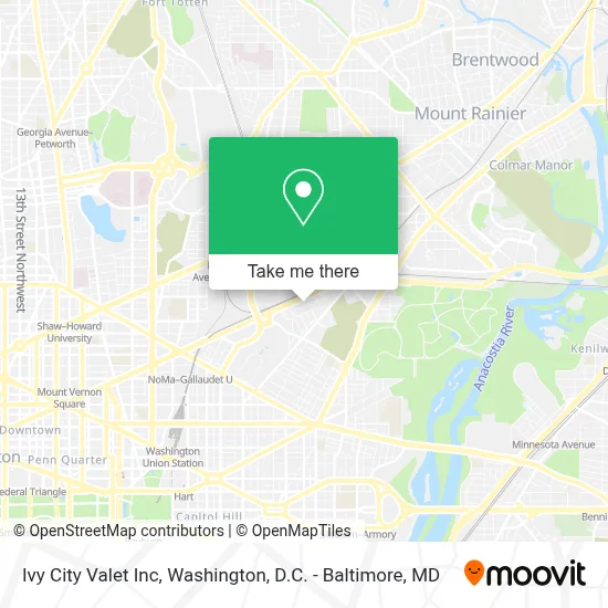 Ivy City Valet Inc map