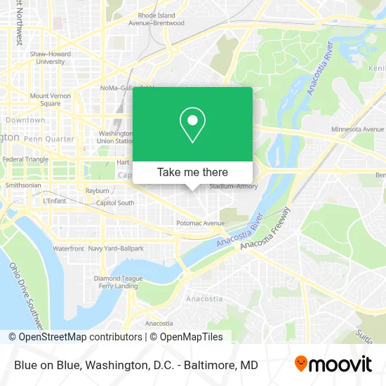 Blue on Blue map