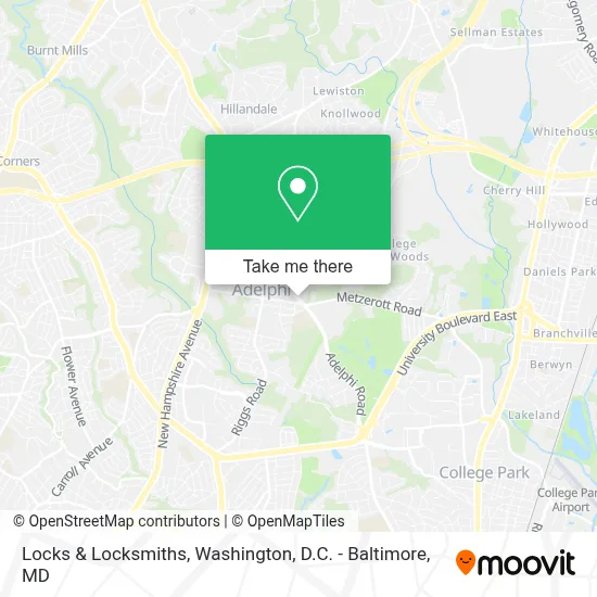 Locks & Locksmiths map