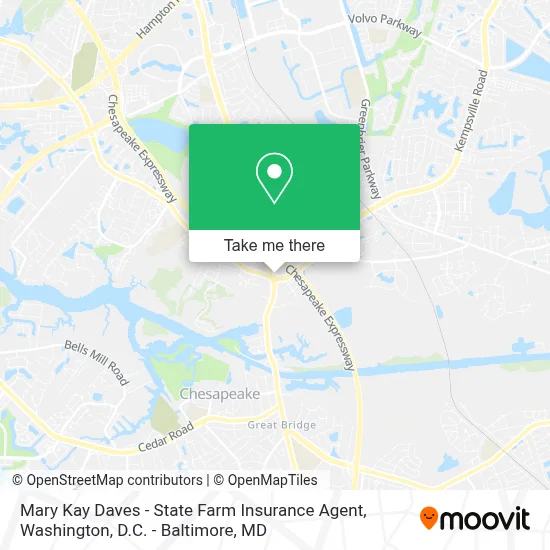 Mary Kay Daves - State Farm Insurance Agent map