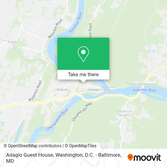 Adagio Guest House map