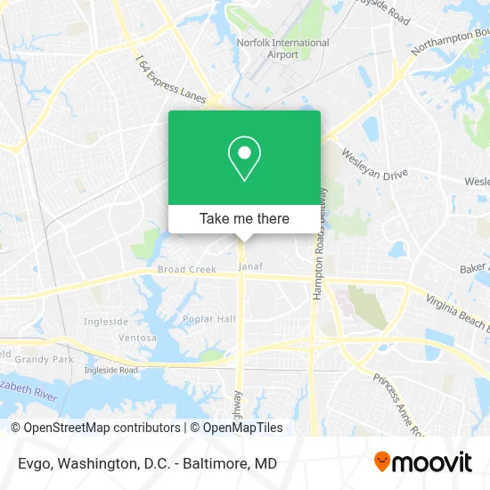 Evgo map